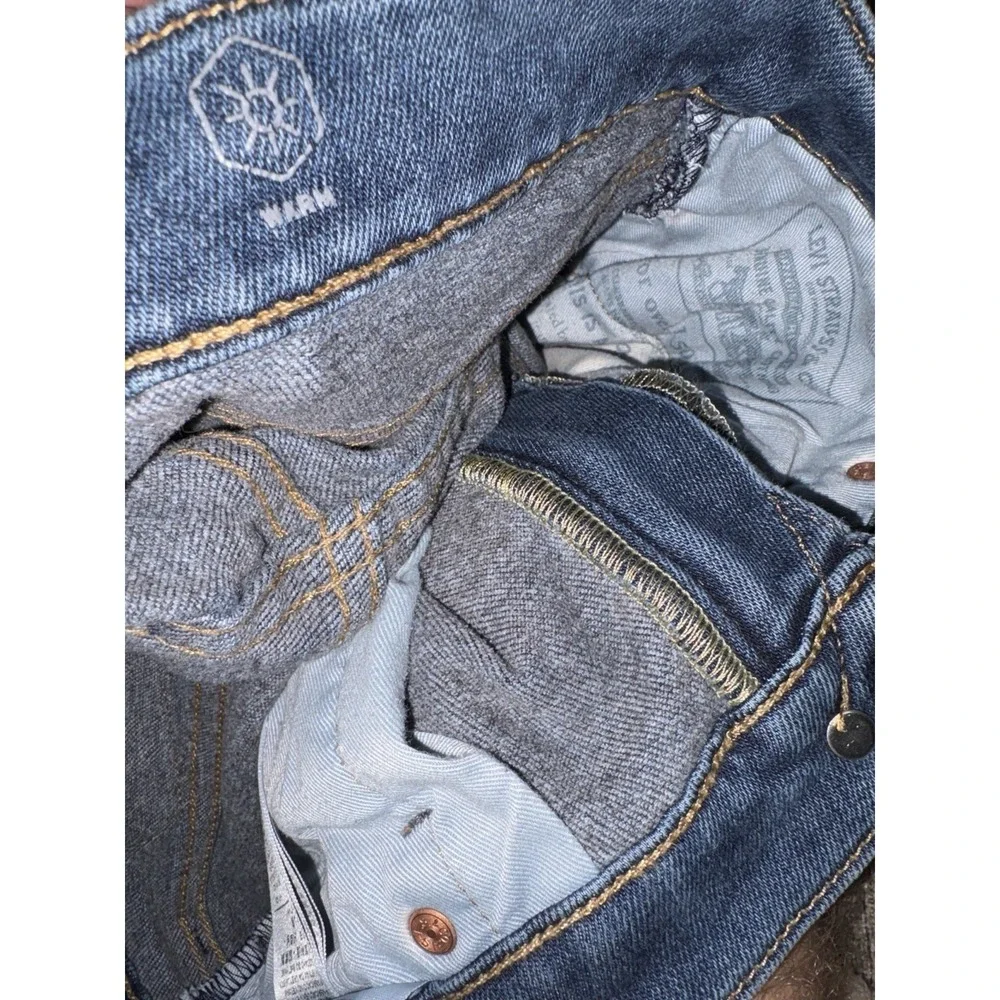 Levis‎ 511 Slim Fit Jeans Mens 31x30 Blue Premium Therma Lined Stretch Denim